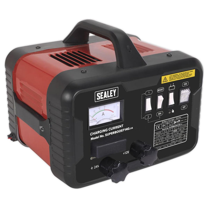 Sealey Starter/Charger 140/21A 12/24V 230V SUPERBOOST140 Sealey - Town Tools 