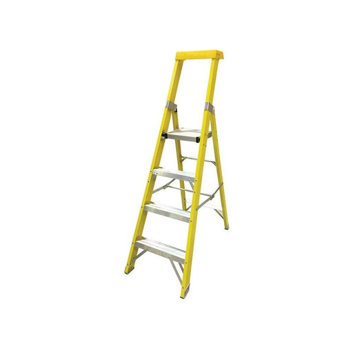 Zarges GRP Platform Steps, Platform Height 0.94m 4 Rungs Zarges - Town Tools