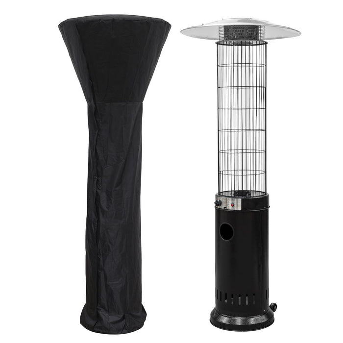 Dellonda Gas Patio Heater 13kW for Commercial & Domestic Use Black