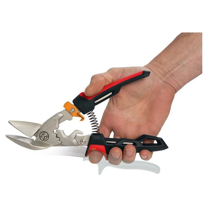 Fiskars PowerGear™ Aviation Snip Offset Left Cut 250mm (10in) Fiskars - Town Tools