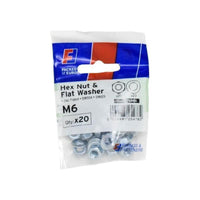 Forgefix Nut & Washer M6 ForgePack 20
