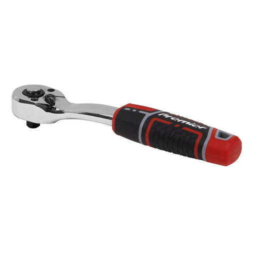 Sealey Premier Premier Offset Ratchet Wrench with Flip Reverse 1/4"Sq Drive Sealey Premier - Town Tools 