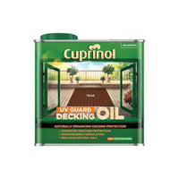 Cuprinol UV Guard Decking Oil Teak 2.5 litre
