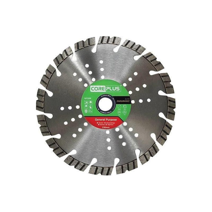 Coreplus GP230E Elite General-Purpose Diamond Blade 230mm CorePlus - Town Tools