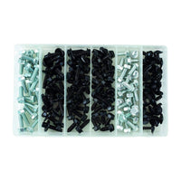 Connect Assorted Metal Screw Trim Fasteners 135pc 35994