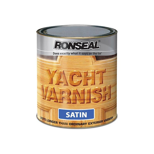 Ronseal Exterior Yacht Varnish Satin 2.5 litre Ronseal - Town Tools