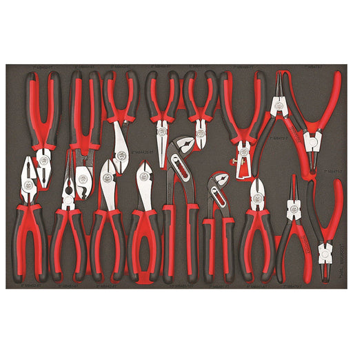 Teng Tools Plier Set FOAM4X4 17 Pieces Teng Tools - Town Tools 