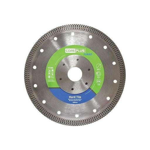 Coreplus HT180 Hard Tile Turbo Diamond Blade 180mm CorePlus - Town Tools