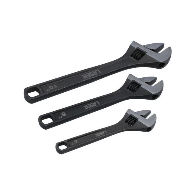 Laser Adjustable Wrench Set 3pc 8677 Laser - Town Tools 