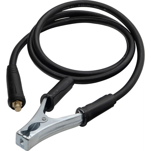 Sealey 1.4m 16mm² Earth Clamp and Cable (c/w 10-25 Dinse Connectors)