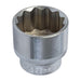 King Dick Socket SD 1/2" Metric 12pt 36mm King Dick - Town Tools 