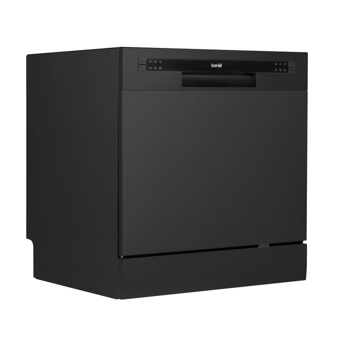 Baridi Tabletop Dishwasher 8 Place Settings 8L Capacity - Black DH88