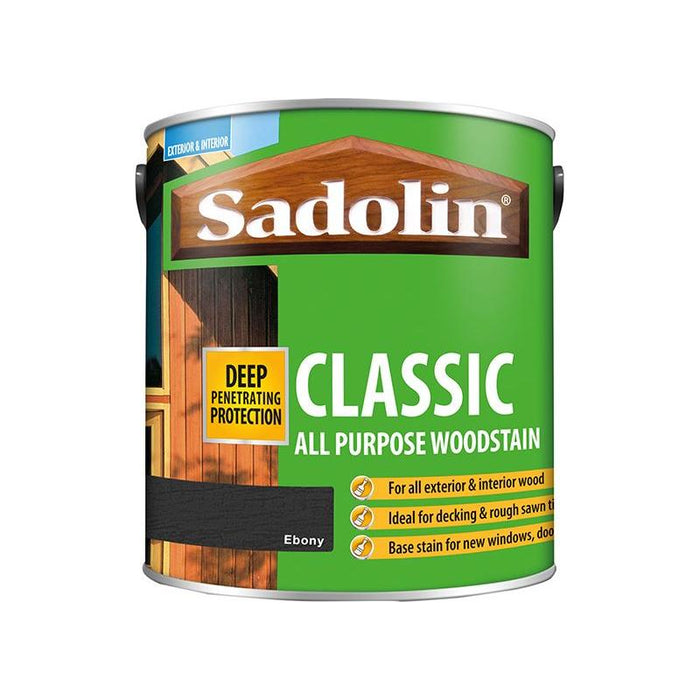 Sadolin Classic Wood Protection Ebony 2.5 litre Sadolin - Town Tools
