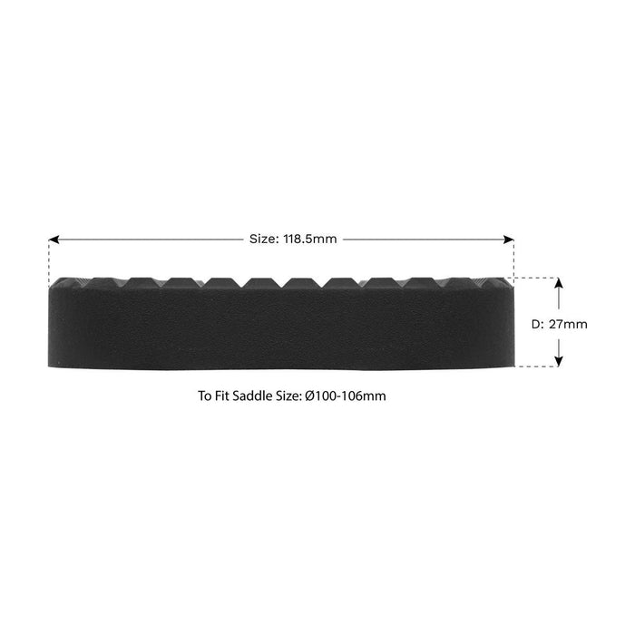 Sealey Safety Rubber Jack Pad Type A JP01 Sealey - Town Tools 