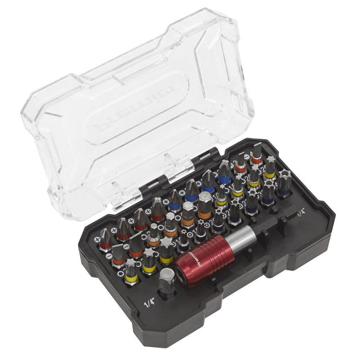 Sealey Premier Premier Colour-Coded Bit Set 32pc AK2110 Sealey Premier - Town Tools 