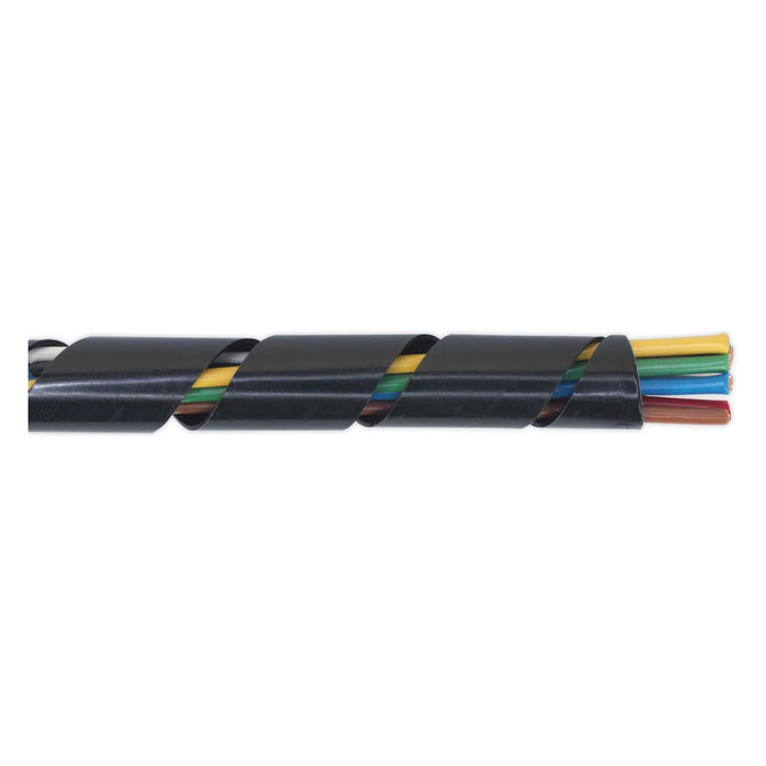 Sealey Spiral Wrap Cable Sleeving14-28mm 10m SWS1428 Sealey - Town Tools 