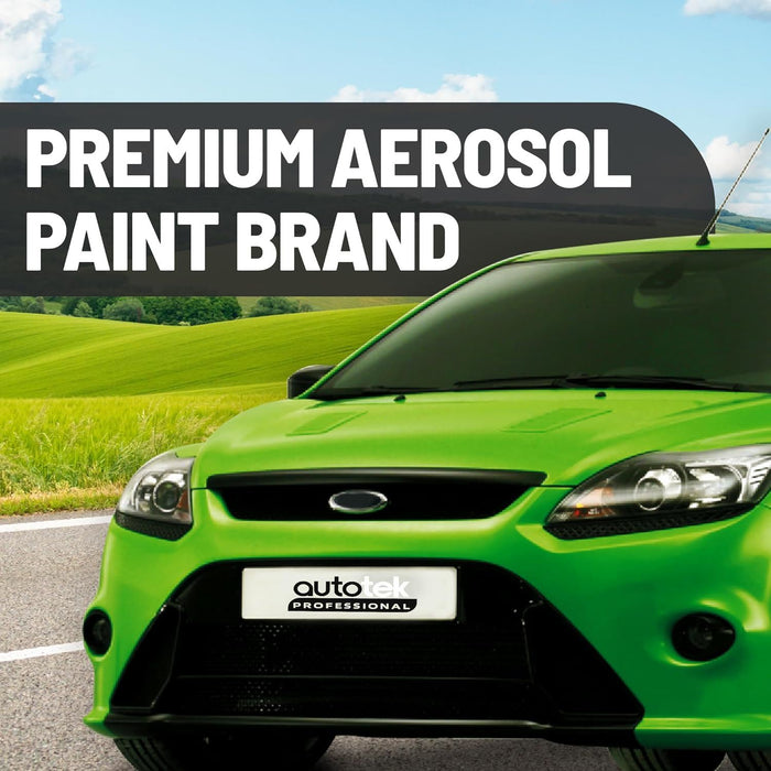 Autotek Satin Black Paint Spray High Coverage Satin Black 500ml Aerosol
