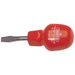 Draper Plain Slot Flared Tip Cabinet Pattern Chubby Screwdriver, 6 x 38mm (Sold Draper - Town Tools 