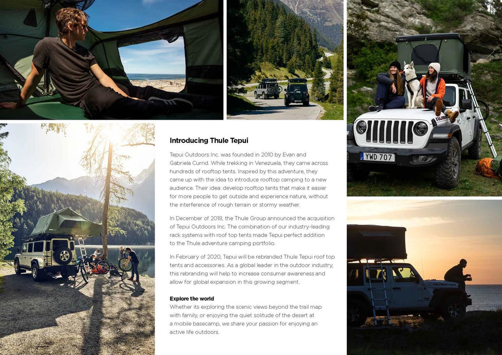 Thule Tepui Autana 4-person roof top tent haze grey 901500 Thule - Town Tools