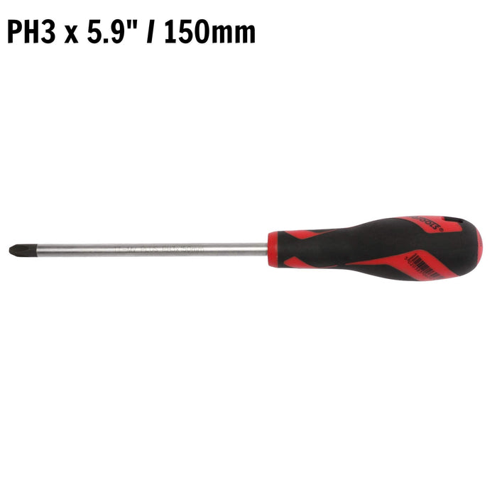 Teng Tools PH Screwdriver PH3 x 150mm XL Teng Tools - Town Tools 