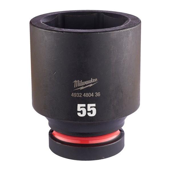 Milwaukee Hex Socket Shw 1In Deep 55mm-1Pc 55mm Milwaukee - Town Tools 