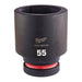 Milwaukee Hex Socket Shw 1In Deep 55mm-1Pc 55mm Milwaukee - Town Tools 