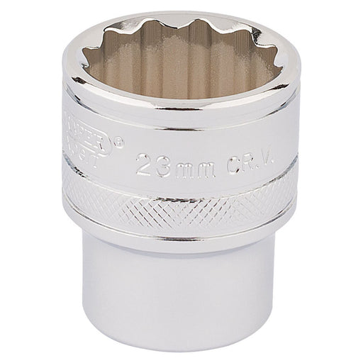 Draper HI-TORQ 12 Point Socket, 1/2" Sq. Dr., 23mm 33370 Draper - Town Tools 