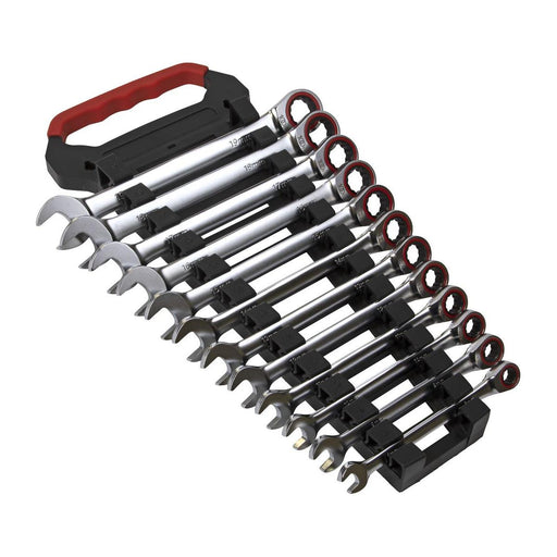 Sealey Ratchet Combination Spanner Set 12pc Metric Platinum Series AK63940 Sealey - Town Tools 