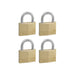Master Lock Solid Brass 50mm Padlock 5-Pin - Keyed Alike x 4 Master Lock - Town Tools