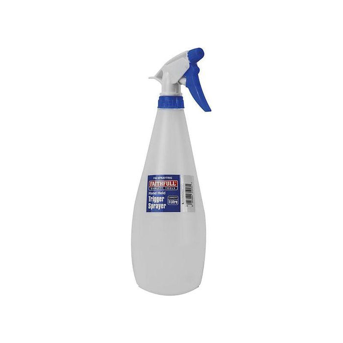 Faithfull Hand Held Trigger Spray Bottle 1 litre Faithfull - Town Tools