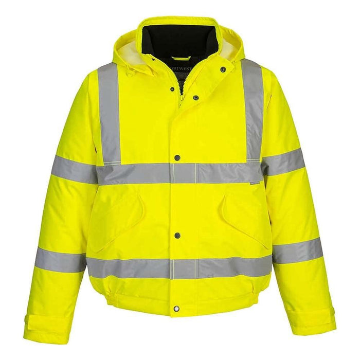 Portwest Hi-Vis Bomber Jacket - Yellow - XXX Large Portwest - Town Tools 