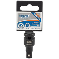 Draper Expert Impact Extension Bar, 3/8" Sq. Dr., 45mm 07015