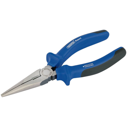 Draper Heavy Duty Soft Grip Long Nose Pliers, 160mm 68887 Draper - Town Tools 