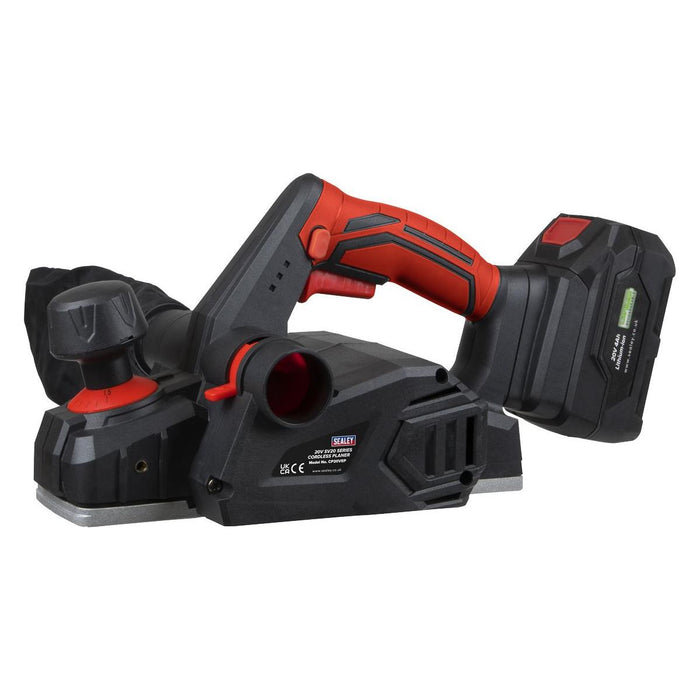 Sealey SV20 Series 82mm Cordless Planer 20V - Body Only CP20VEP Sealey - Town Tools 