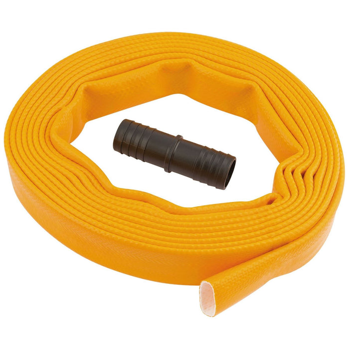 Draper Layflat Hose with Adaptor, 5m x 25mm 36990 Draper - Town Tools 