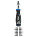 Draper Soft Grip Ratchet Screwdriver and Bit Set, 1/4" (13 Piece) Draper - Town Tools