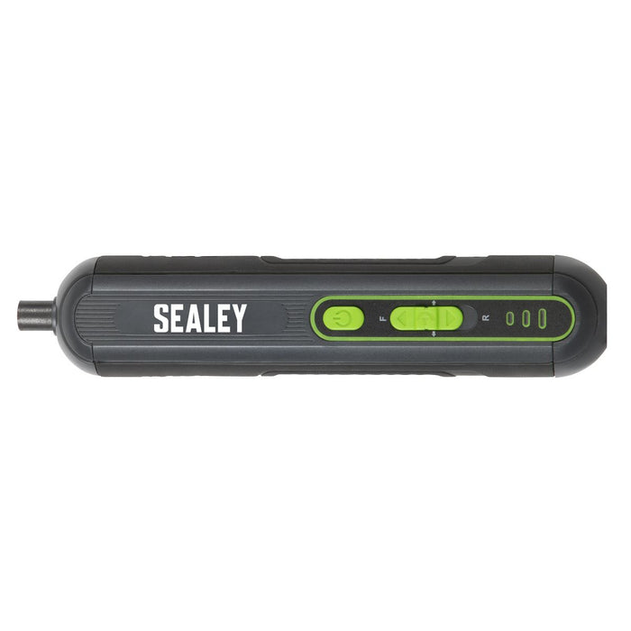 Sealey Cordless Screwdriver with Bit Set 4V 25pc CP4VSD Sealey - Town Tools 