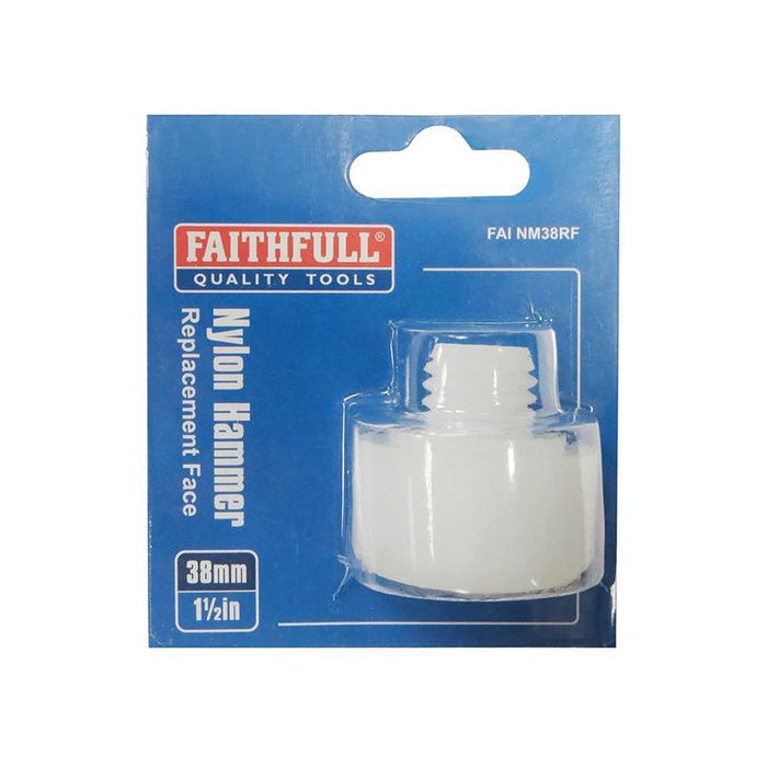 Faithfull Nylon Hammer Replacment Face 38mm Faithfull - Town Tools
