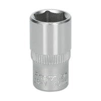 Sealey WallDrive Socket 10mm 1/4"Sq Drive S1410
