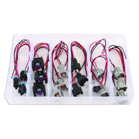 Connect Assorted Delphi & Denso Injector Connector Kit 18pc 37549