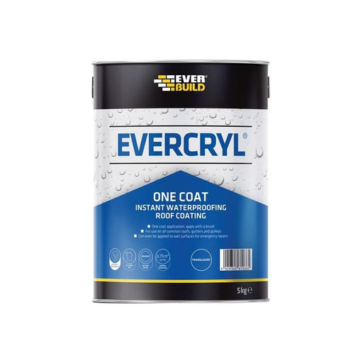 Everbuild Sika EVERCRYL® One Coat Clear 5kg Everbuild Sika - Town Tools