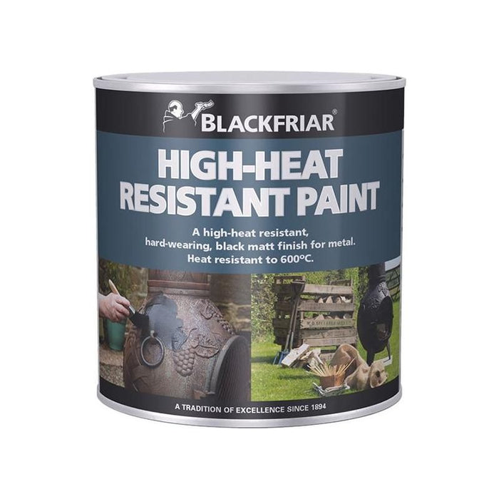 Blackfriar High-Heat Resistant Paint Black 500ml Blackfriar - Town Tools