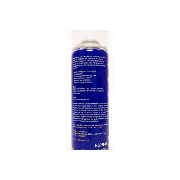 12x NAPA Grease Spray Multi Purpose Protects & Lubricates 500ml