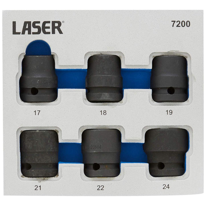 Laser Damaged Nut/Bolt Remover Tools 1/2"D 6pc 7200