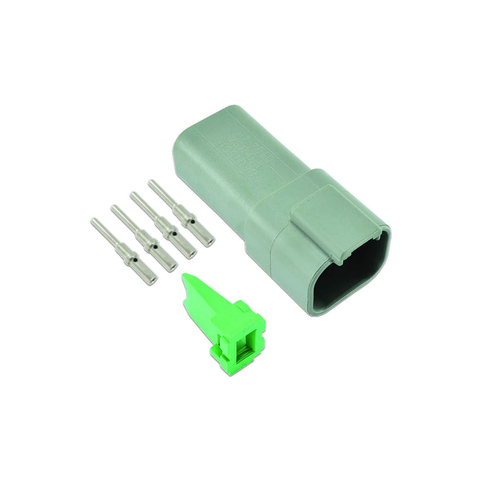 Connect Deutsch 4 Pin Receptacle Connector Kit 6pc 37506 Tool Connection - Town Tools 