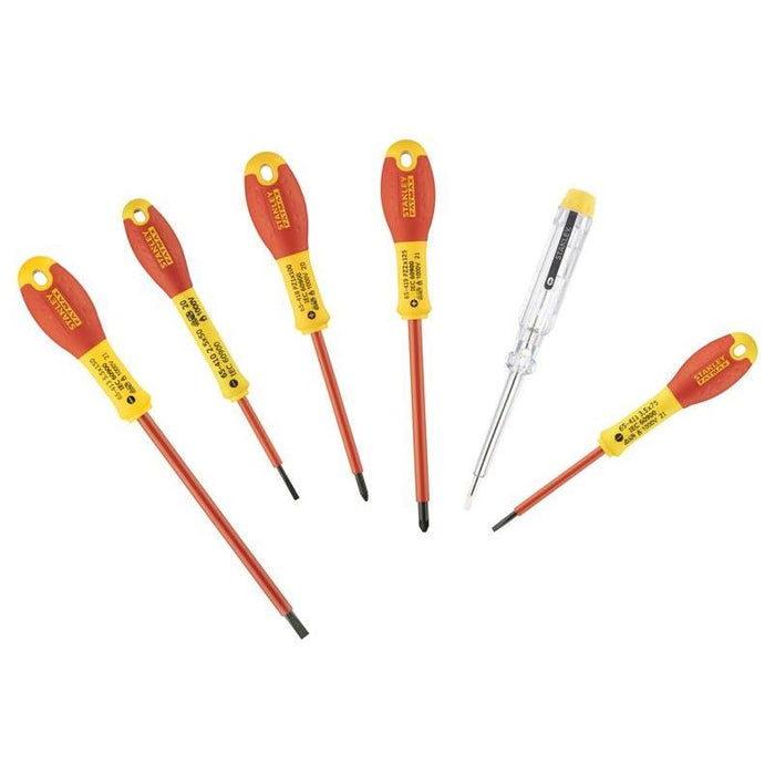 Stanley® Hand Tools FatMax® VDE Insulated Screwdriver Set, 6 Piece STANLEY® Hand Tools - Town Tools