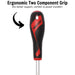 Teng Tools Flat Screwdriver 1.2 x 8.0 x 150mm XL Hex Shaft Teng Tools - Town Tools 