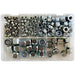 Connect Assorted mm Nyloc Steel Nuts Box 220pc 31861 Tool Connection - Town Tools 