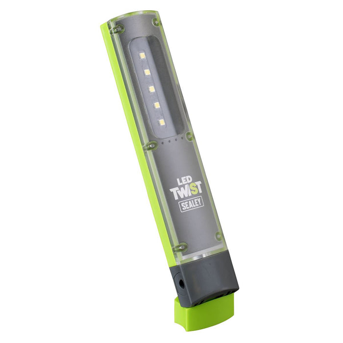 Sealey LED Twist Rechargeable Inspection Light 1W & 1W SMD LED201G Sealey - Town Tools 