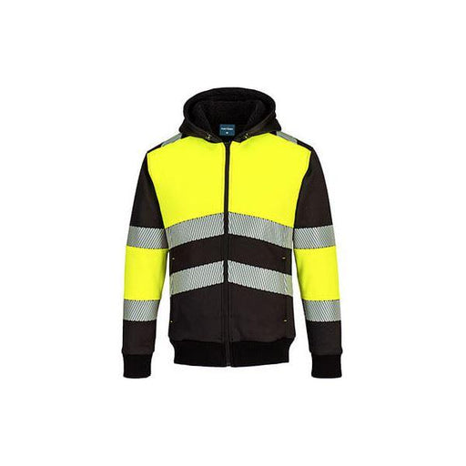 Portwest Pw3 Zip Class 1 Winter Hoodie Med PW377YBRM Portwest - Town Tools 